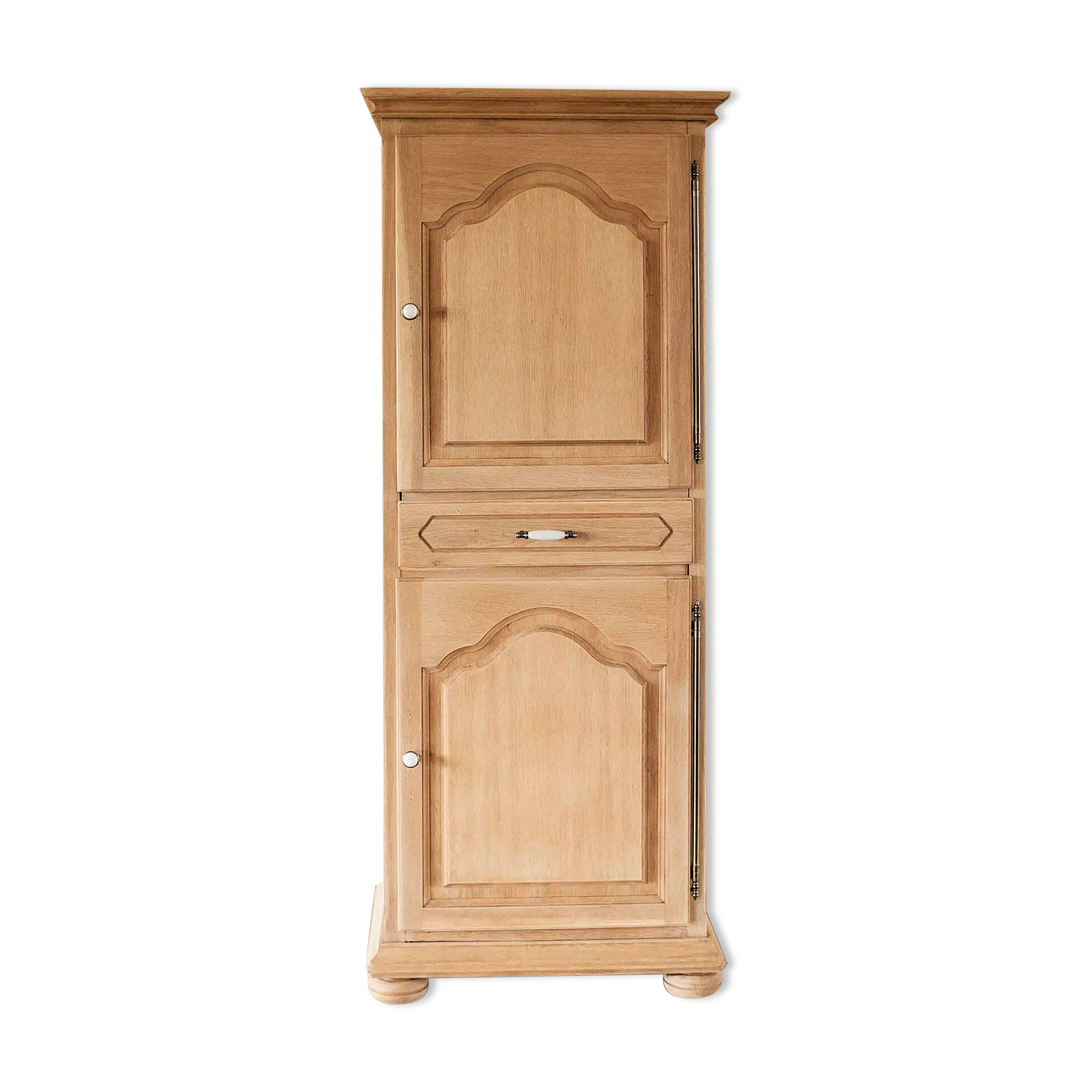 Vintage oak standing wardrobe "Giroflée"