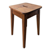 Tabouret de ferme en frêne – années 1930