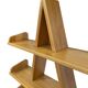 Vintage pyramid cabinet bookcase solid wood design
