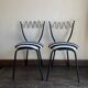 Pair of Barbarian chairs, Italian work, 1980 by Garouste & Bonetti.