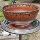 Rinjani pottery coupe Lombok Indonesia Clay and rattan