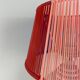 Lampe vintage céramique et abat-jour scoubidou