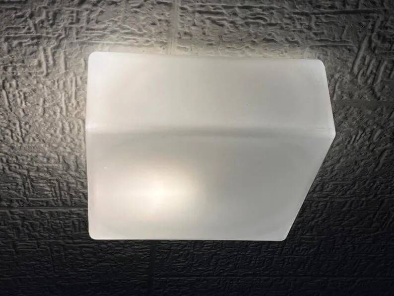 Design midcentury wall or ceiling lamp, flushmount, 1970s