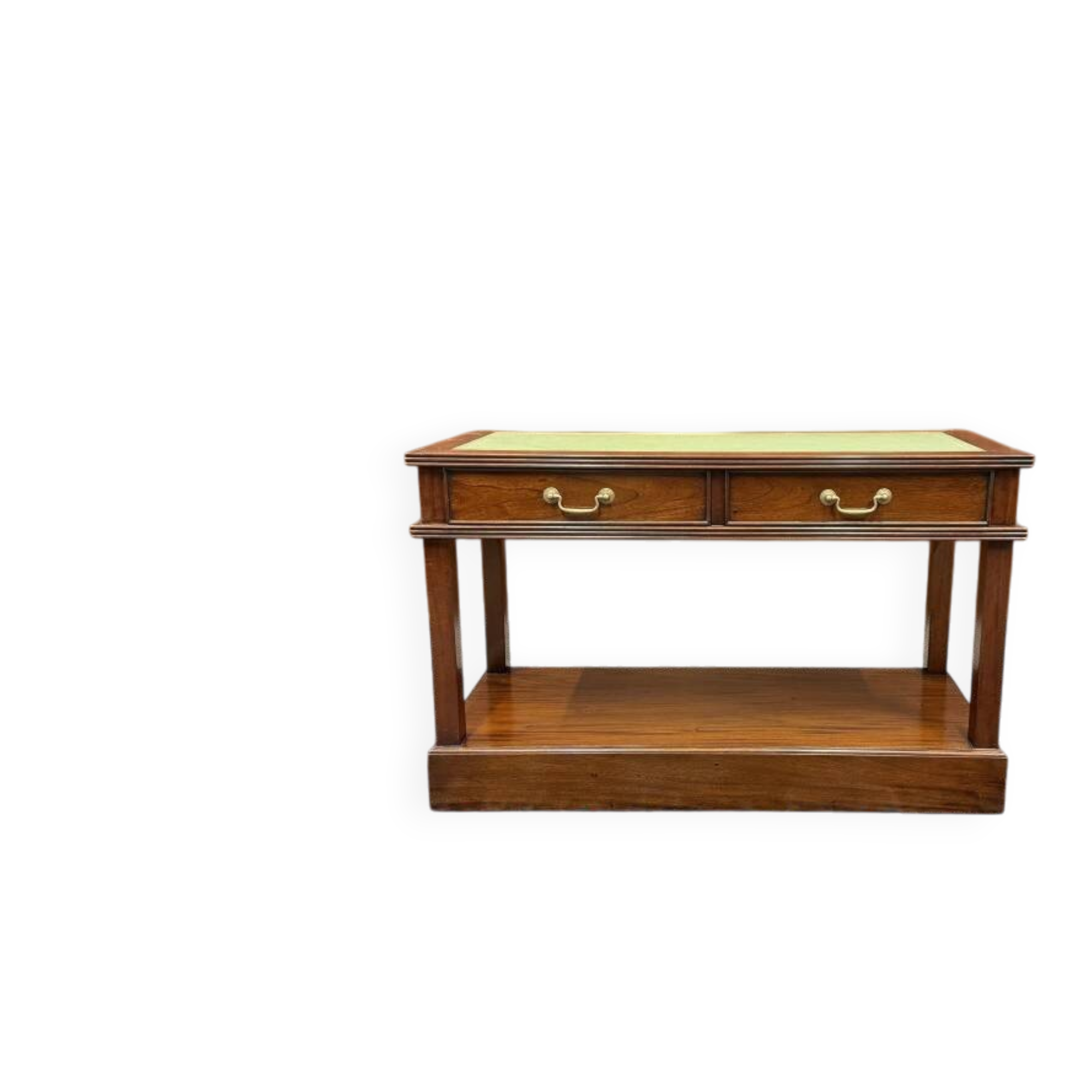 Classic English Chesterfield Side Table