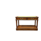 Classic English Chesterfield Side Table
