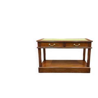 Classic English Chesterfield Side Table