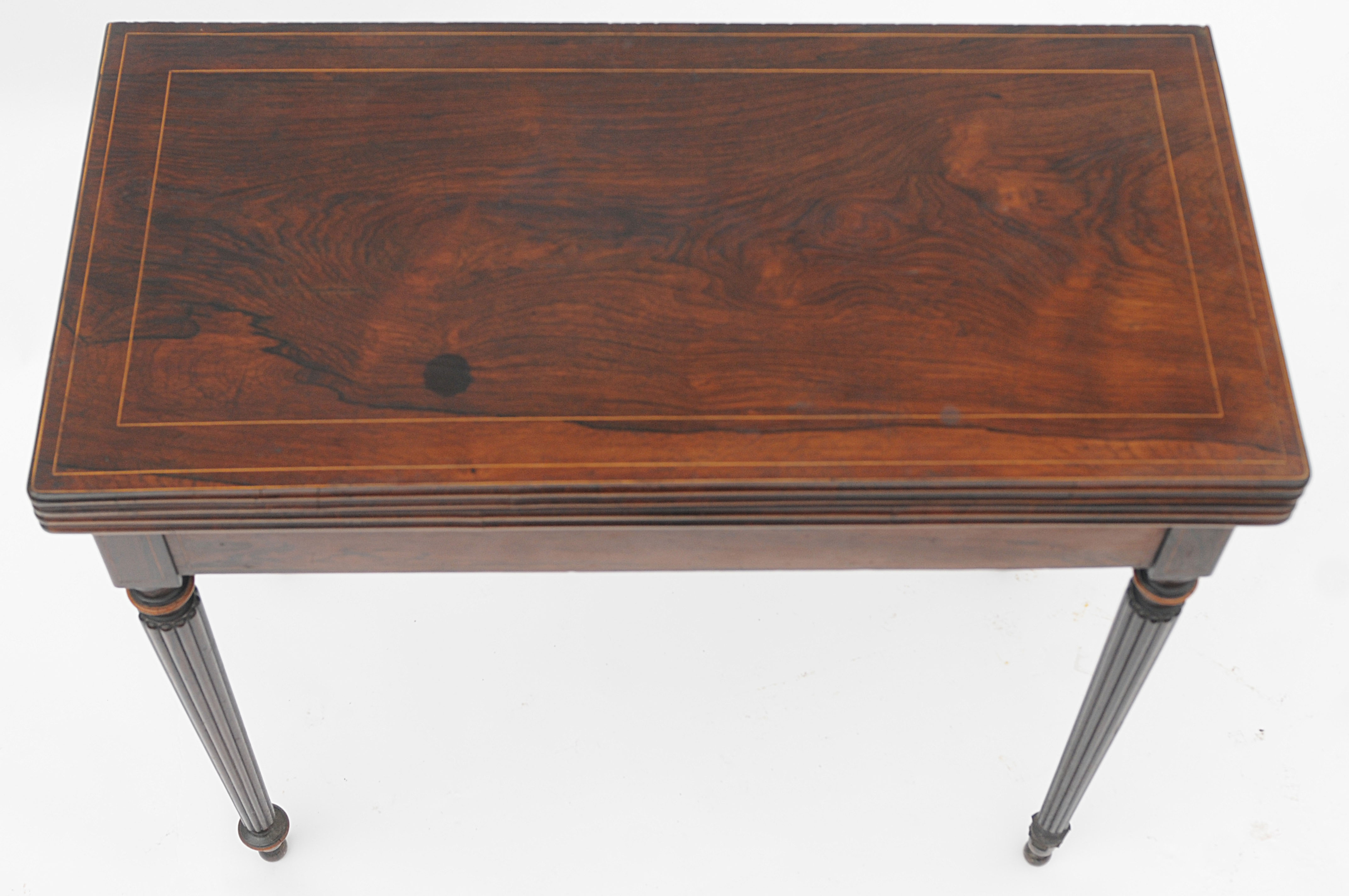 Rosewood game table