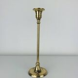 Vintage gold brass candle holder
