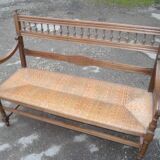 Old mulched bench