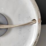 Shell lamp base, Italian ceramic