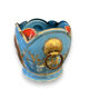 Planter In Early Painted Enamelled XIXth Signed E. Corrier