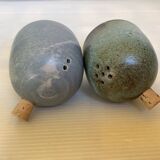 Salt and pepper handmade ceramic