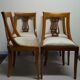 Lot de 4 chaises empire
