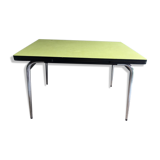 Yellow formica table