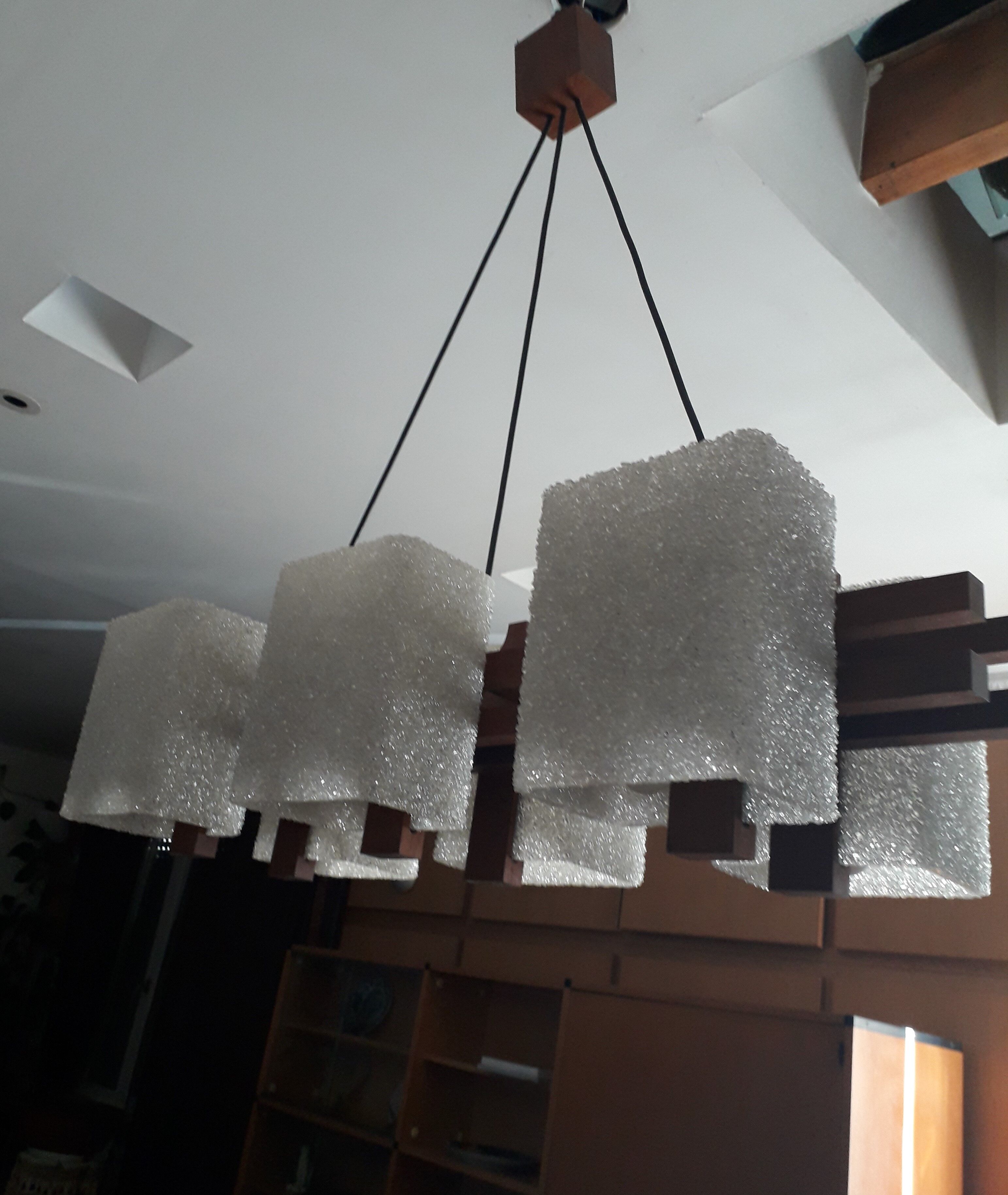 Scandinavian teak and perspex 60's