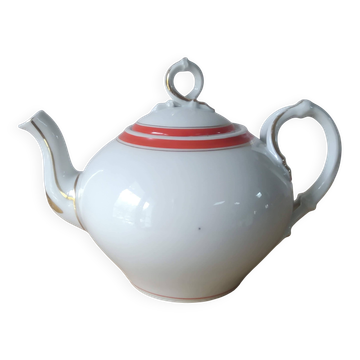 Théière en procelaine de Paris XIX