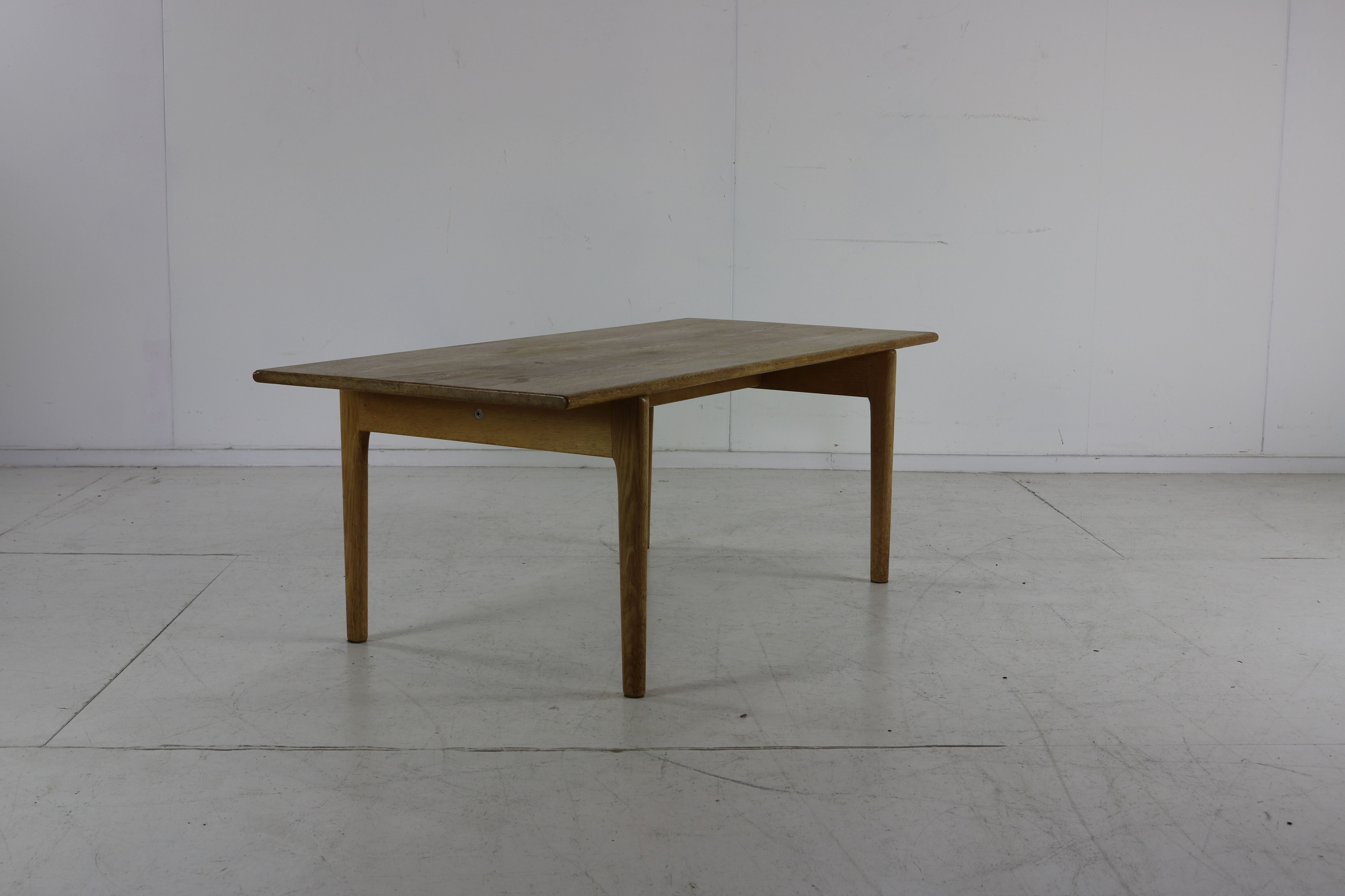 Complete danish design oakwood Hans Wegner lounge set