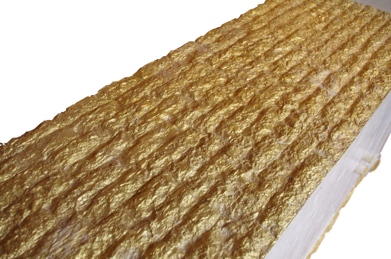 White and gold enfilade, in the Italian style, circa 1980.