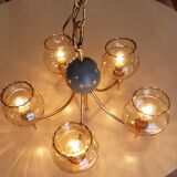 Lustre vintage laiton