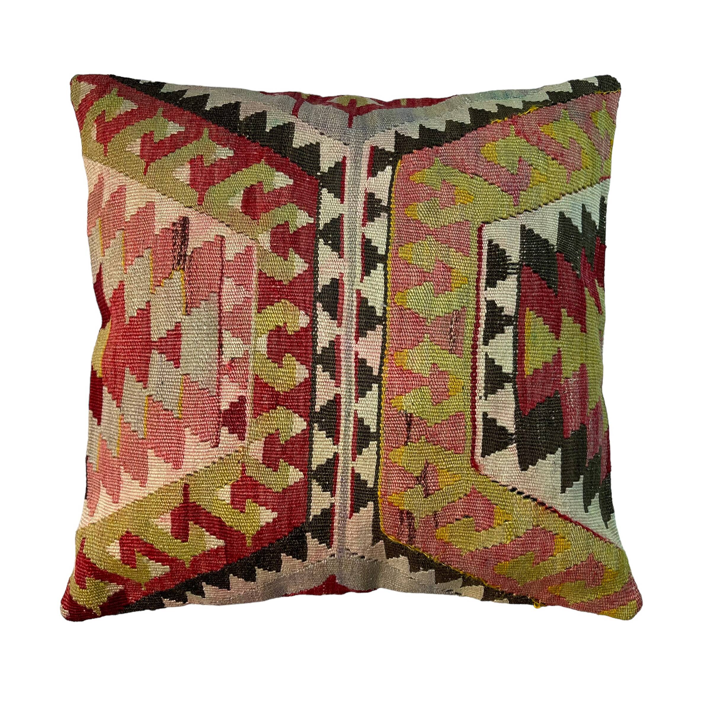 Housse de coussin Kilim turc vintage, 45 x 45 cm