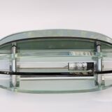 Vintage glass wall lamp from Veca Italy