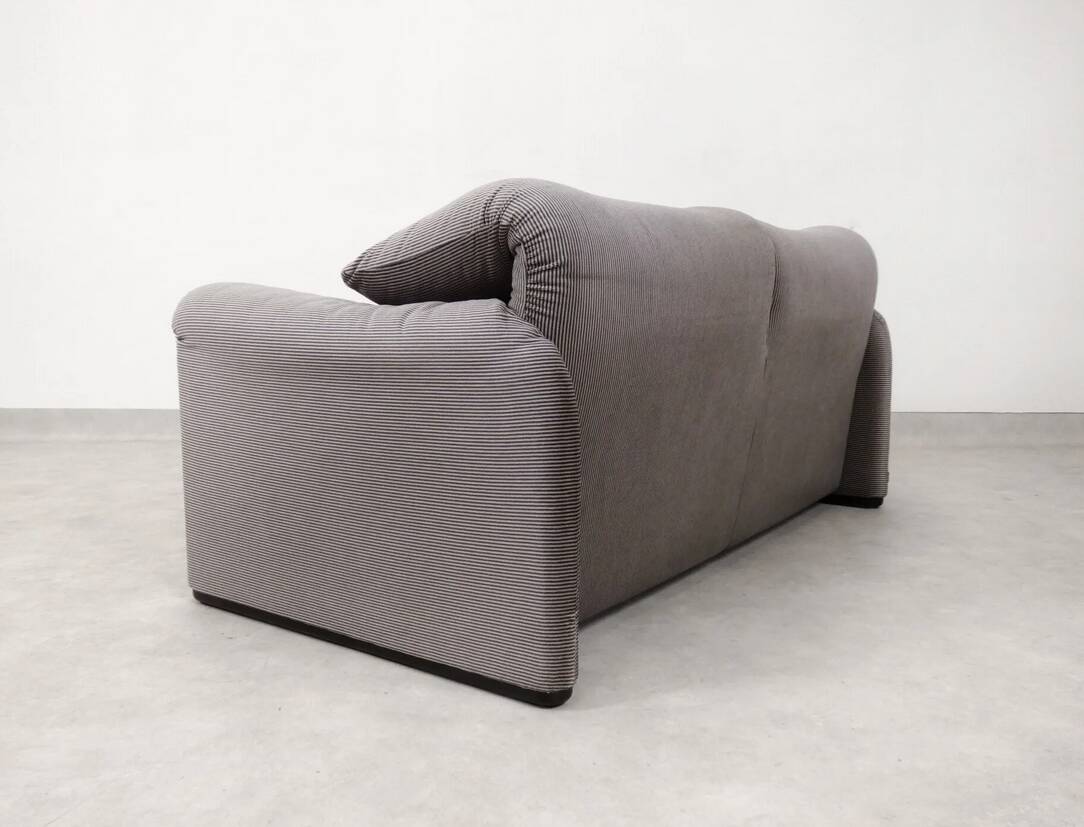 Cassina Maralunga 2 seater - bicolore gray