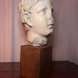 Bust, head of a young man - reproduction from the museum of Sens