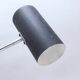 Black articulated desk lamp from the 60s