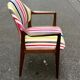 Scandinavian chair in solid teak with Nobilis fabric