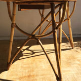 Office - rattan dressing table from the 1960s/70s
