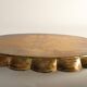 Hollywood Regency Oval Brass Tray by Arvid Johansson, Arvika Konstsmide, Sweden