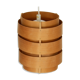 Pine veneer pendant light T499/1 "Rolf" by Hans-Agne Jakobsson for Ellysett AB. Sweden 1960s