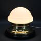 Lampe de table Sécession en laiton et verre, Tchécoslovaquie années 1920