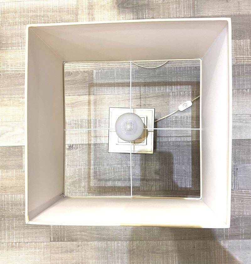 Pair of Wooden Living Room Table Lamps