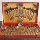 51-piece silver-plated cutlery set, vintage