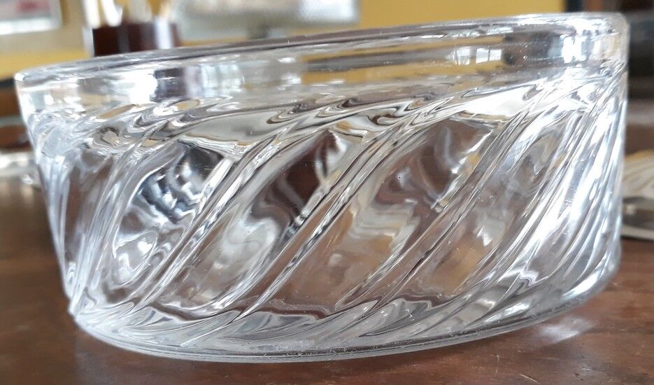 Confiturier Christofle métal argenté & cristal