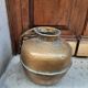Antique brass jar