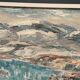 Huile sur toile originale – « Paysage » par Erik Lo – Signé – Vintage
