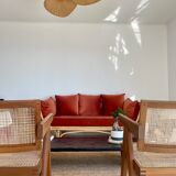 Rattan sofa