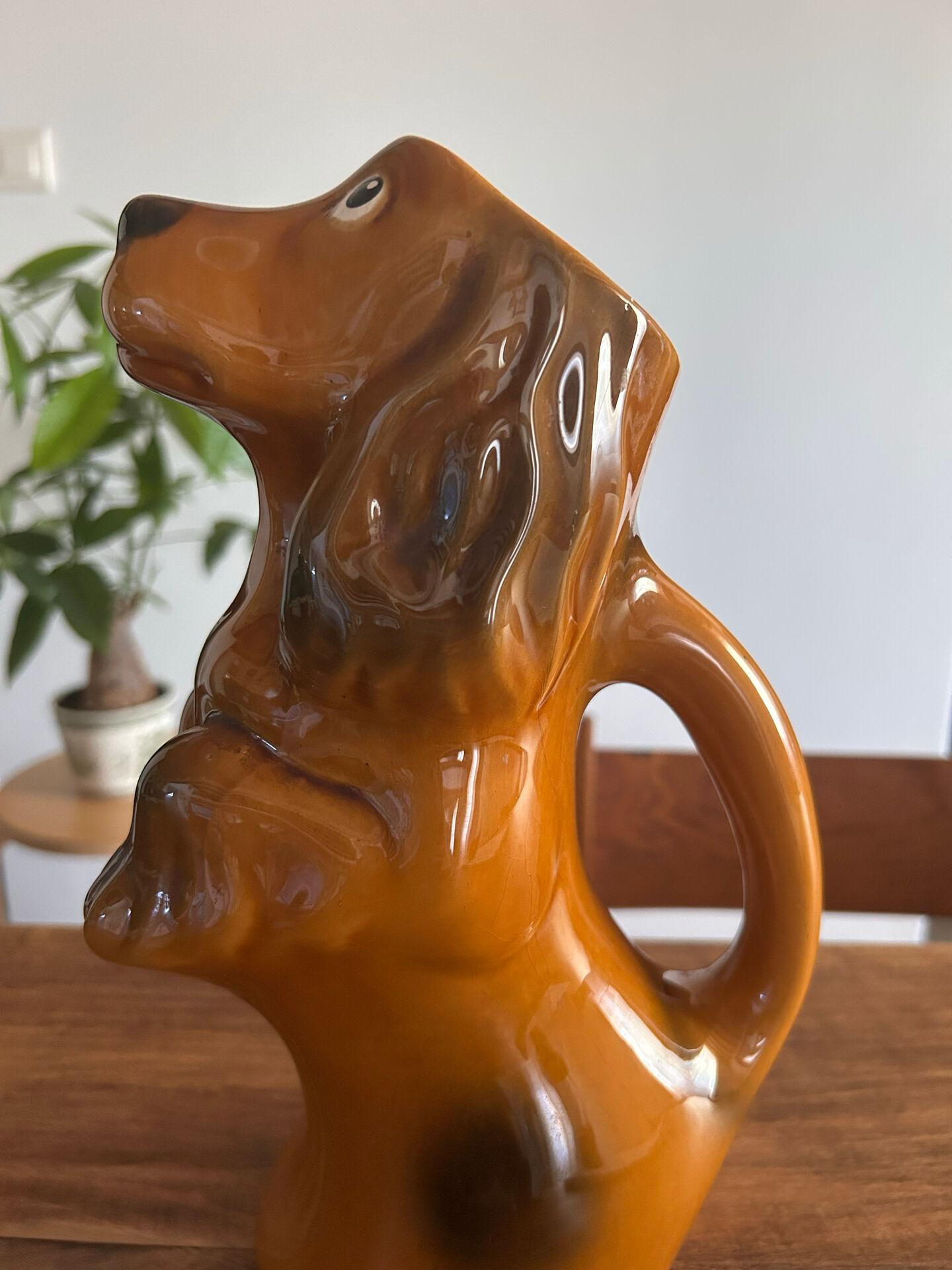 Ceramic dog jug 60's