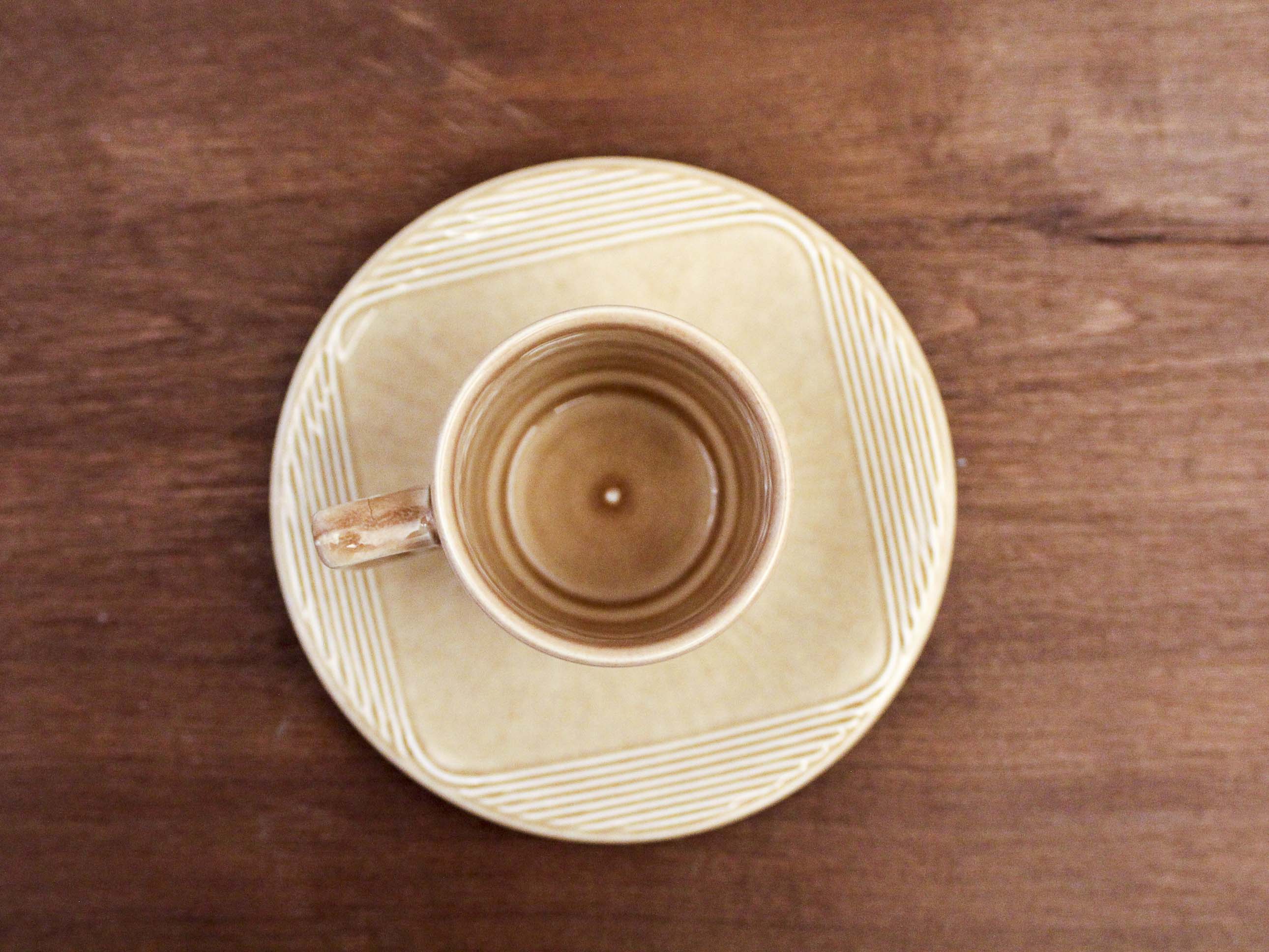 4 Espresso cups and saucers Pagnossin Italy