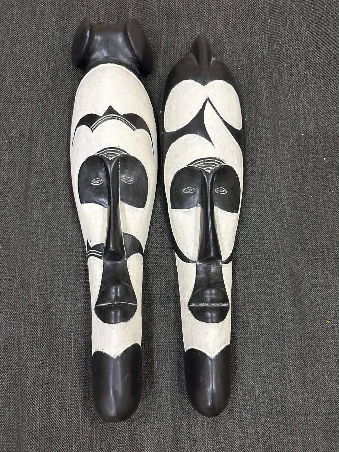 Set of Fang Masks from Cameroon – African Art in Wood | African Decoration