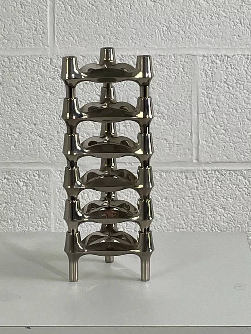 Set of 6 Nagel candle holders