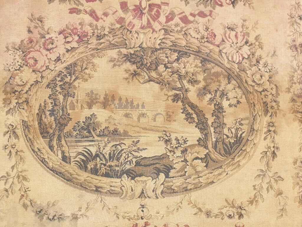 Wall tapestry 19th Louis XVI style