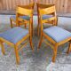 Lot de 4 chaises art déco, années 1940