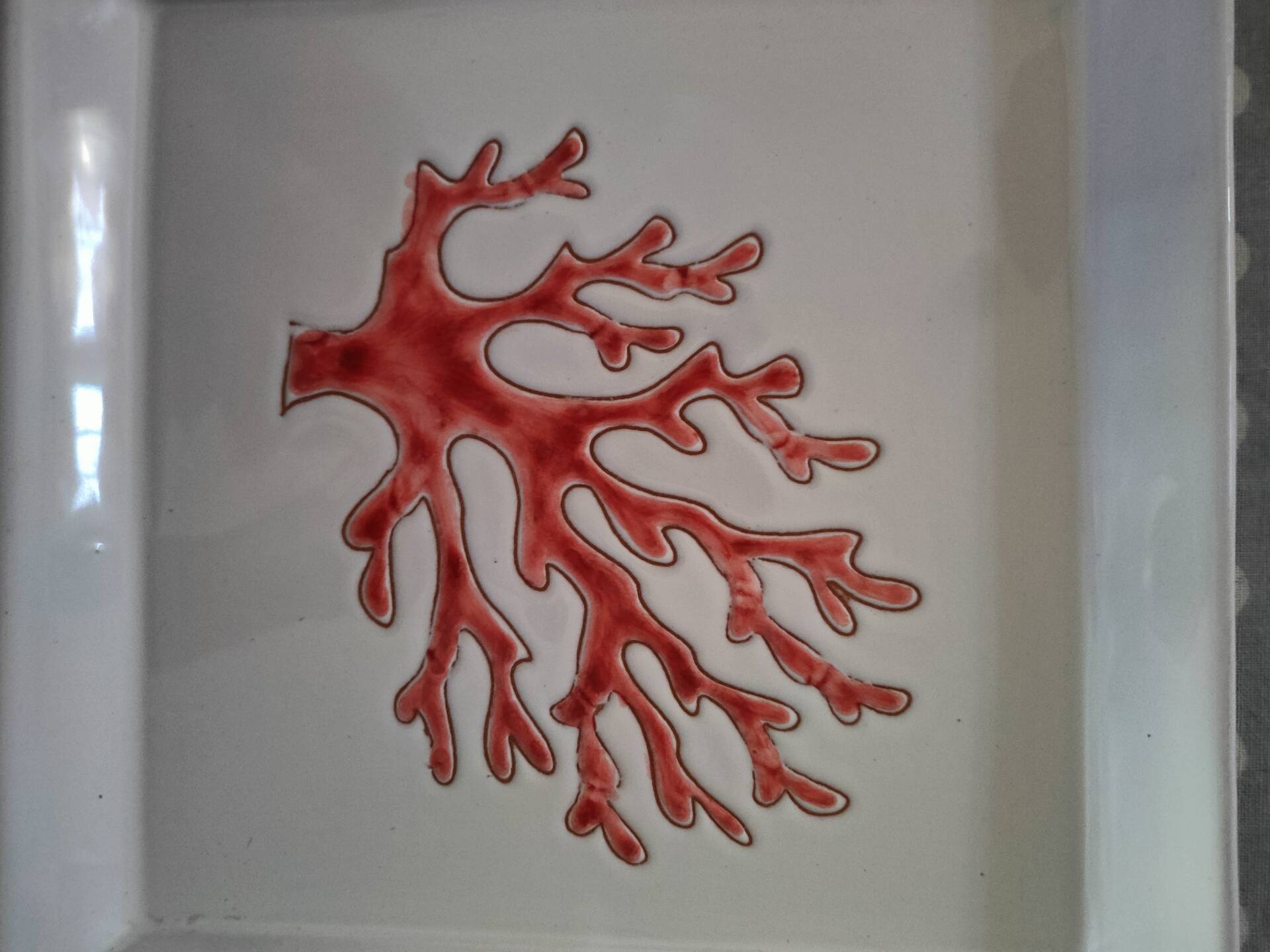 Square serving dish