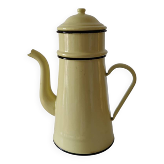Large enameled coffee pot