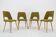 1960s Oswald Haerdtl ,Set of 4 Dining Chairs by TON, Czechoslovakia