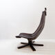 Vintage swivel armchair 1970 by Hans Brattrud for Hove Möbler