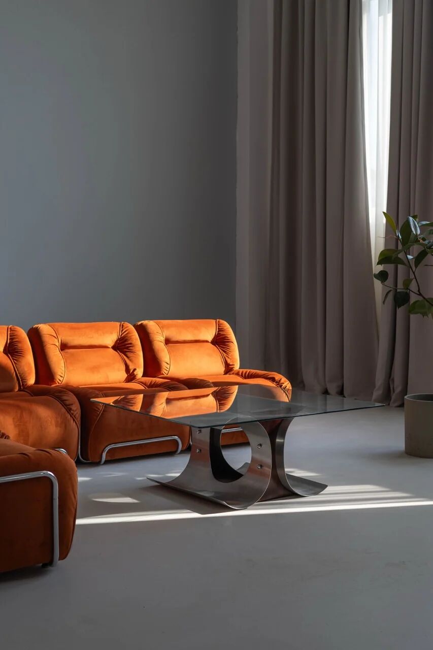 Table basse François Monnet, France, années 1970